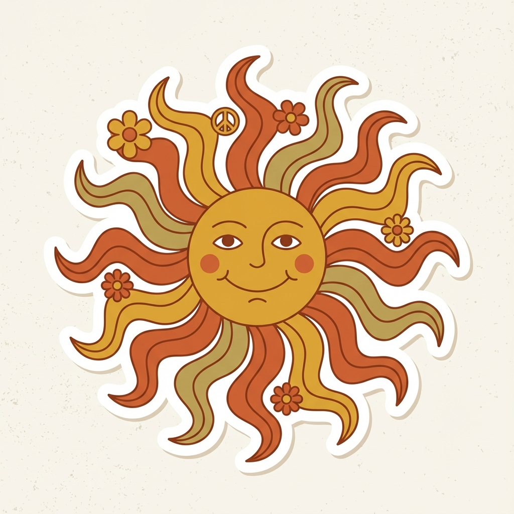 Sun Sticker